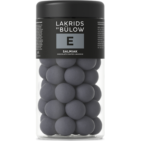 Lakrids By Bulow E - Salmiak suklaakuorrutteinen lakritsi 265 g, regular